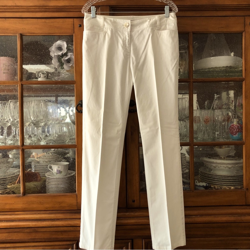 EUC J.Jill off white stretch jeans - Picture 1 of 5